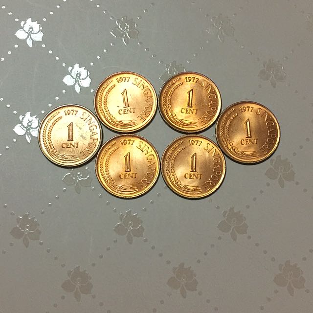 1cents Coins 1977, Hobbies & Toys, Memorabilia & Collectibles, Currency ...