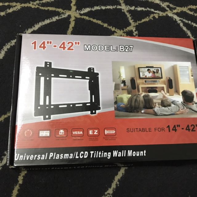 Bracket LCD TV Wall Mount, Furniture & Home Living, Home Decor, Wall Decor on Carousell