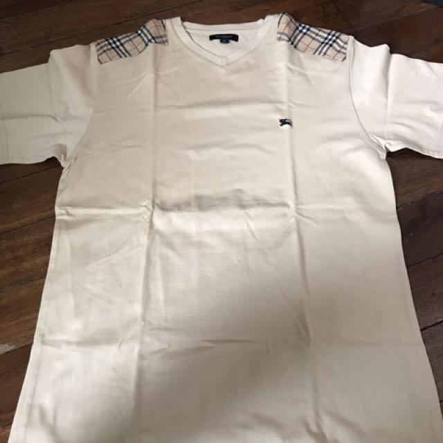 burberry v neck t shirts