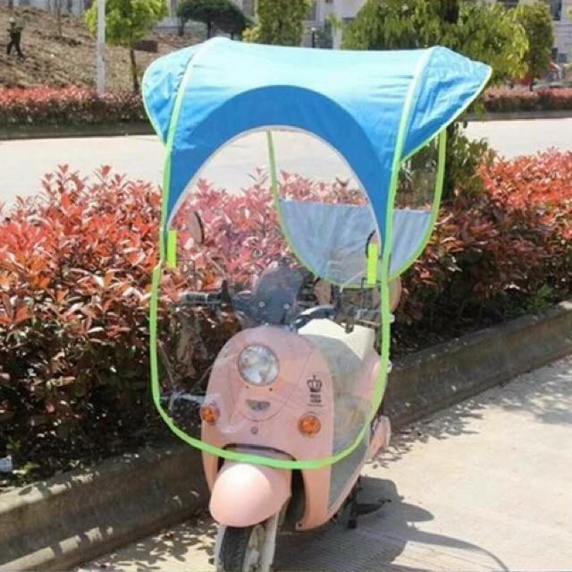 canopy umbrella for ebike