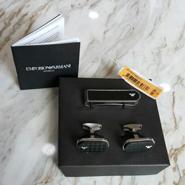Armani tie pin sale