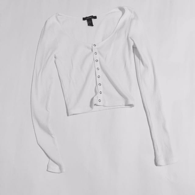 white long sleeve forever 21