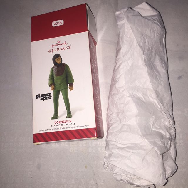 Hallmark Planet Of The Apes Cornelius Christmas Tree Ornament Hobbies Toys Stationery Craft Craft Supplies Tools On Carousell
