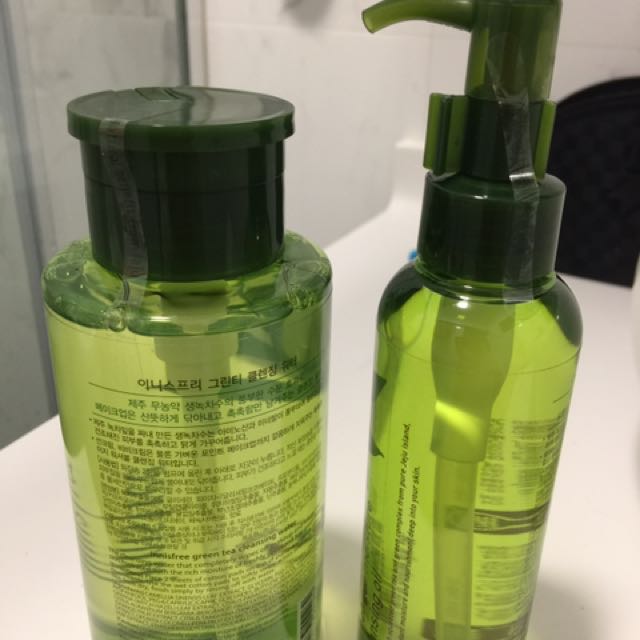 innisfree green tea makeup remover