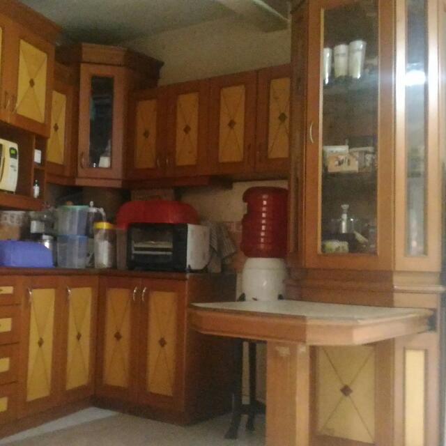 Lemari Dapur Set Dengan Meja Makan Kitchen Murah Photo