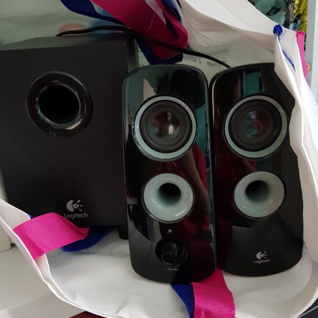 Logitech Z323 Speakers With Subwoofer, TV & Home Appliances, TV