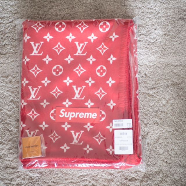 SAINT on X: Supreme X Louis Vuitton blanket!