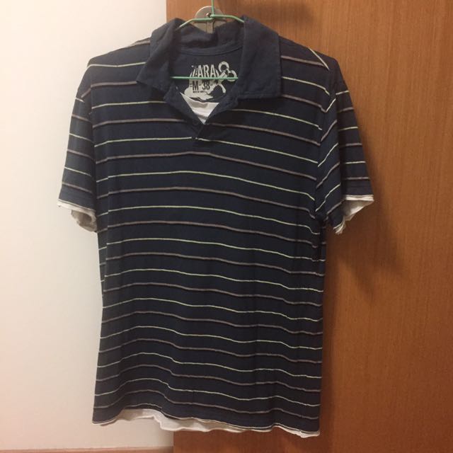 zara man polo t shirt