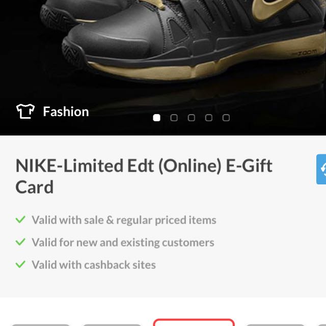 Nike Adidas Vanse Gift Cards Sports Sports Apparel On Carousell