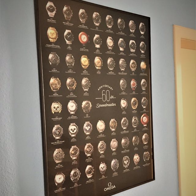 Omega speedmaster 60th clearance anniversary poster