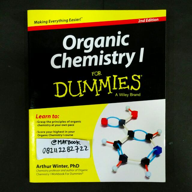 ORGANIC CHEMISTRY FOR DUMMIES 2ED, Buku & Alat Tulis, Buku Pelajaran di