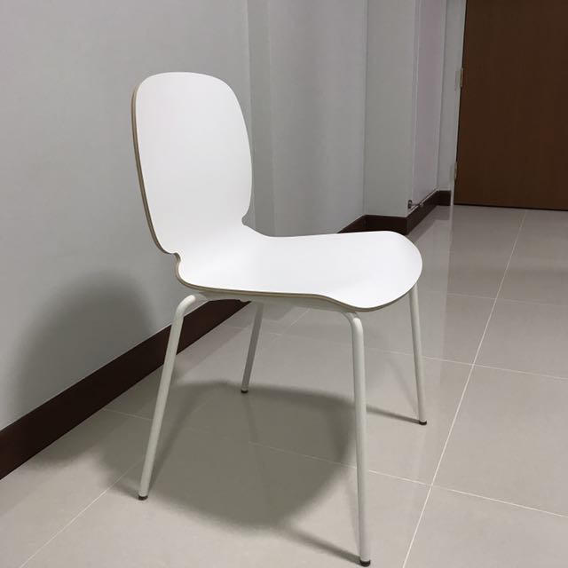 Svenbertil White Dining Chair Ikea Furniture Tables Chairs On Carousell