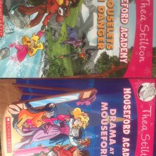 Thea Stilton Mouseford Academy 1 & 3 For Sales At S$10