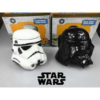 3D STAR WARS COFFE MUG DARTH VADER & STORMTROOPER