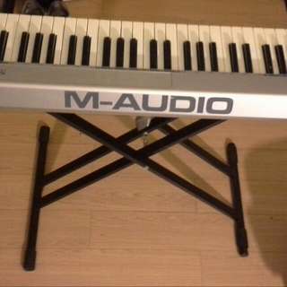 Audio Piano Keyboard With Stand & Cover Case