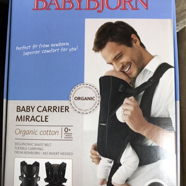 babybjorn baby carrier miracle organic cotton