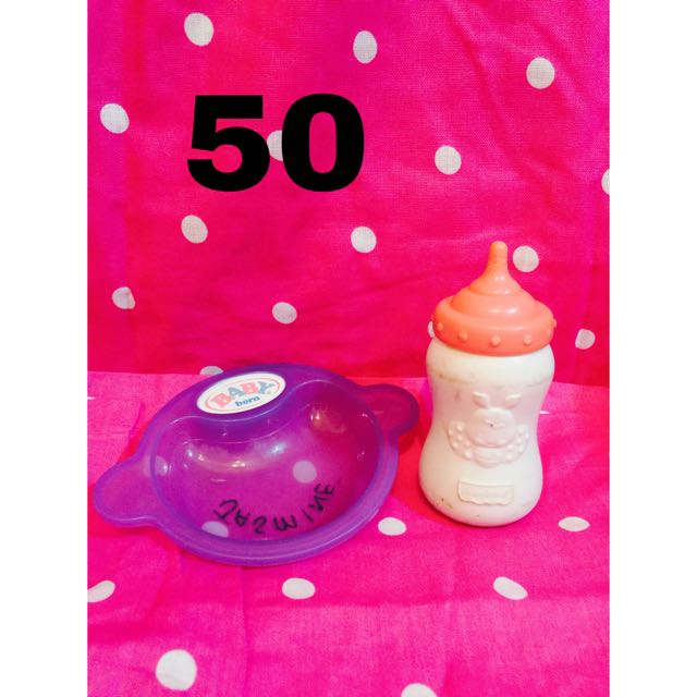 baby doll and bottle