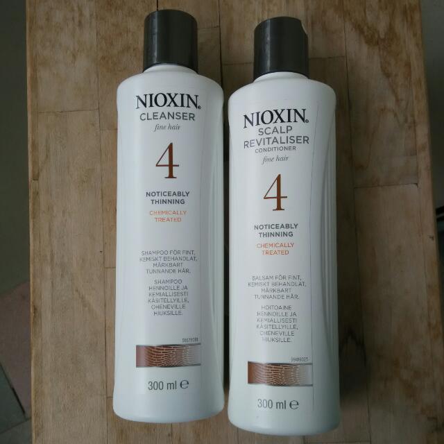 Bna Nioxin Set 4 Noticeably Thinning Shampoo Conditioner