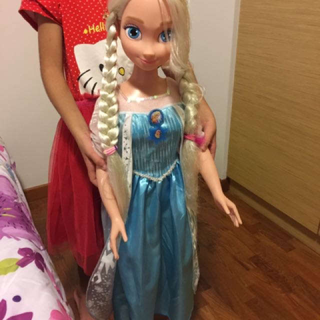 my size frozen doll