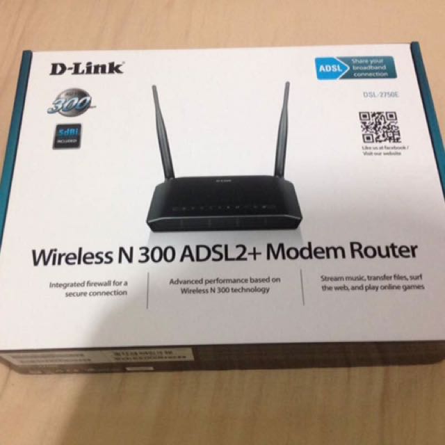 D Link Wireless N300 Adsl2 Modem Router Computers Tech Parts Accessories Networking On Carousell
