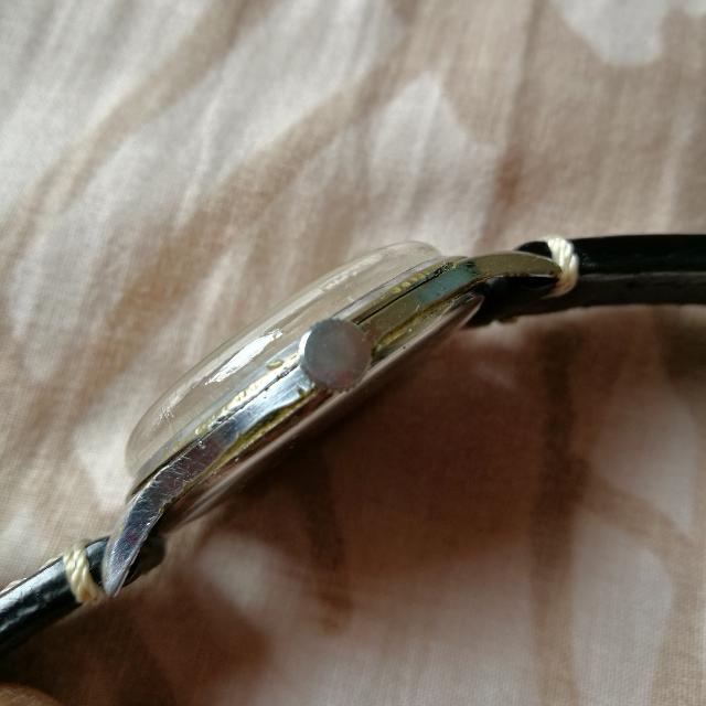 Doxa Manual Wind Swiss Made Vintage Watch With Patina Dial And Hands