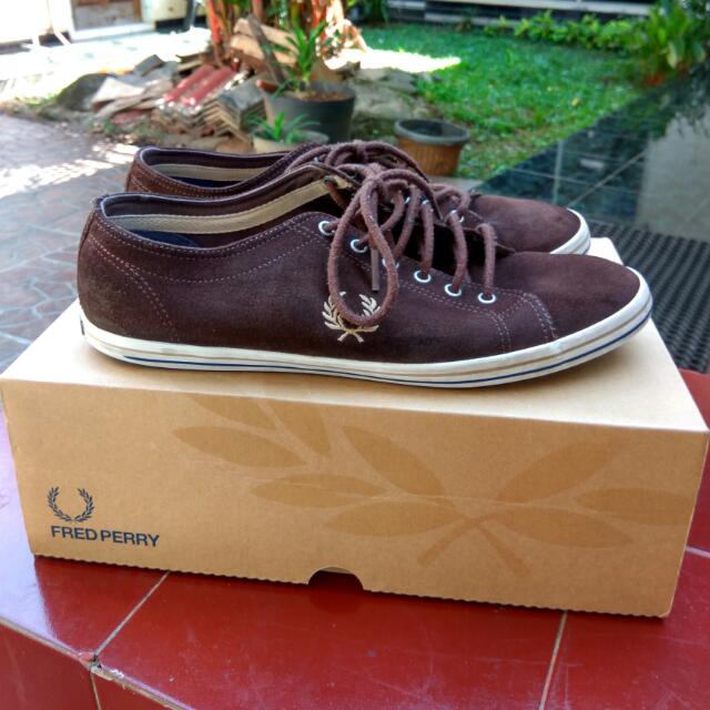 fred perry kingston suede
