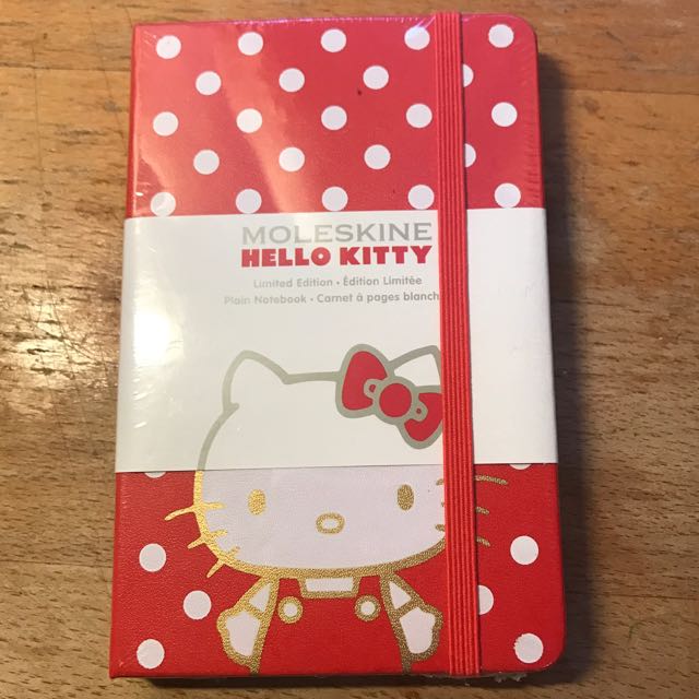 Hello Kitty Moleskin Notebook (Limited Edition), Hobbies & Toys
