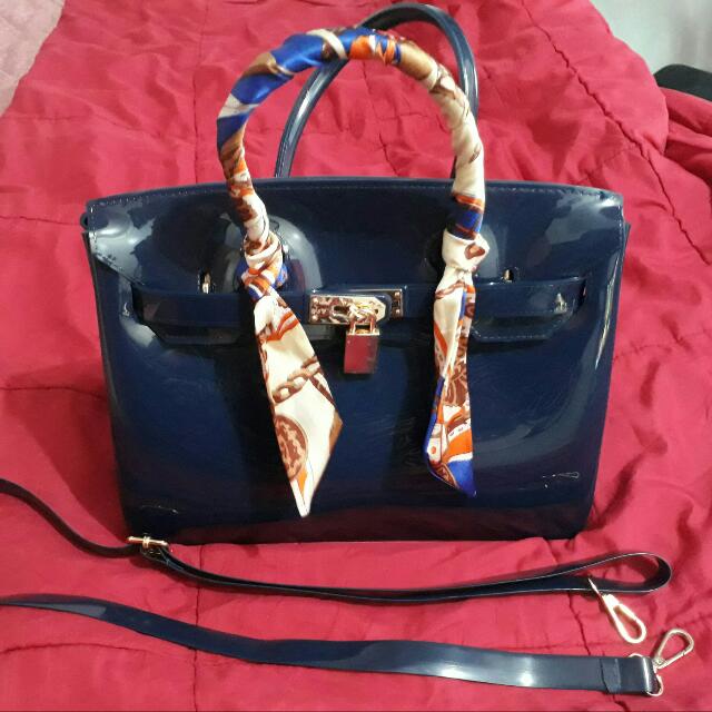 Kelly Jelly Bag (Navy Blue), Women's Fashion, Bags & Wallets, Cross