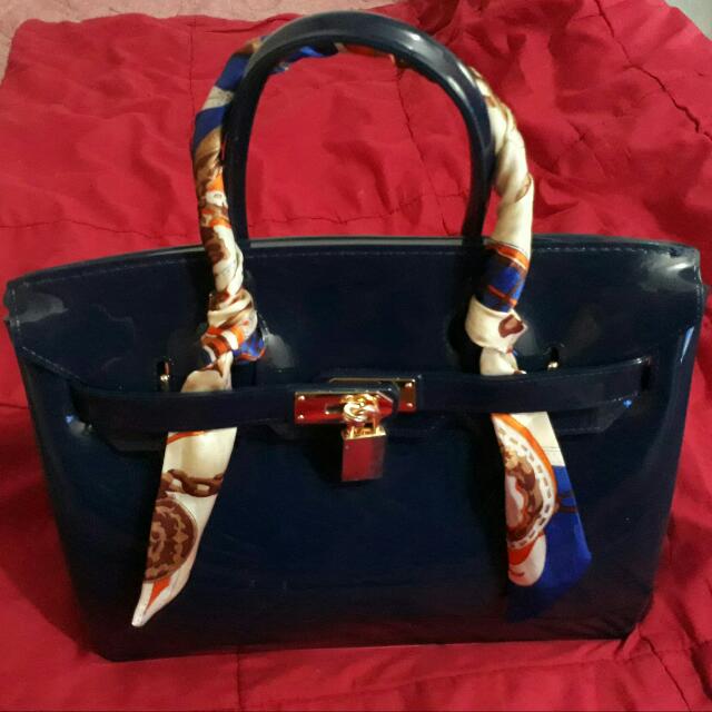 Kelly Jelly Bag (Navy Blue), Women's Fashion, Bags & Wallets, Cross