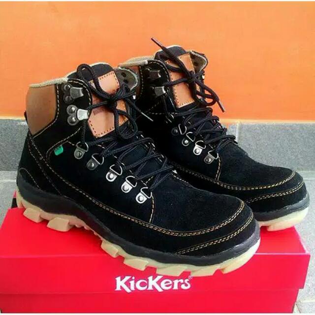Kickers Safety Boots Genuine Leather Men s Fashion Footwear Boots on Carousell