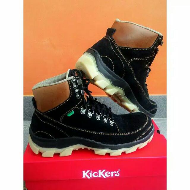 Kickers Safety Boots Genuine Leather Men s Fashion Footwear Boots on Carousell