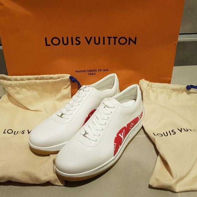 Vans x supreme x Lv, Men's Fashion, Footwear, Sneakers on Carousell