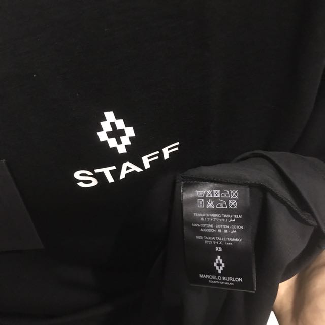 Marcelo burlon cheap staff