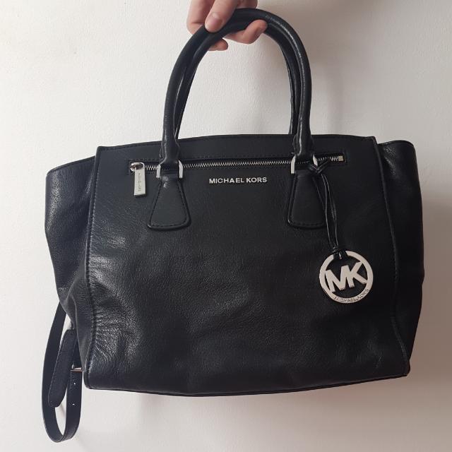 michael kors large black tote bag