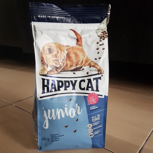 New Makanan Kucing Happy Cat Junior 300 Gram Pet Supplies Food