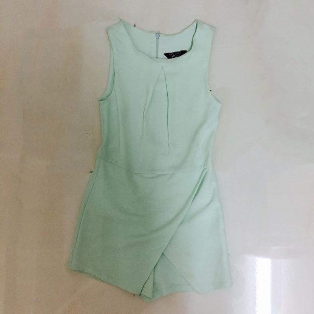 mint green romper jumpsuit