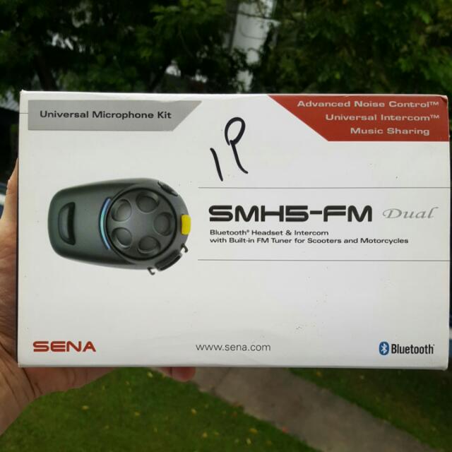 Sena SMH5 With Universal Microphone Kit Intercom