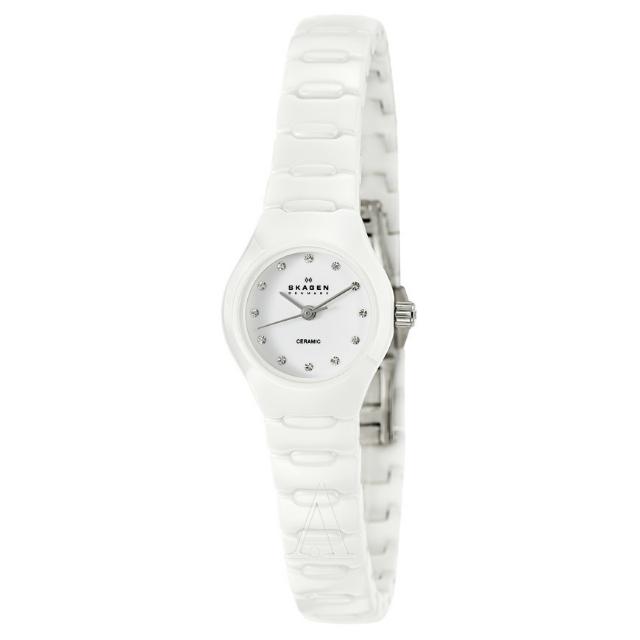 White skagen ladies watch sale