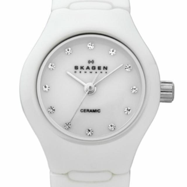 White skagen ladies watch sale
