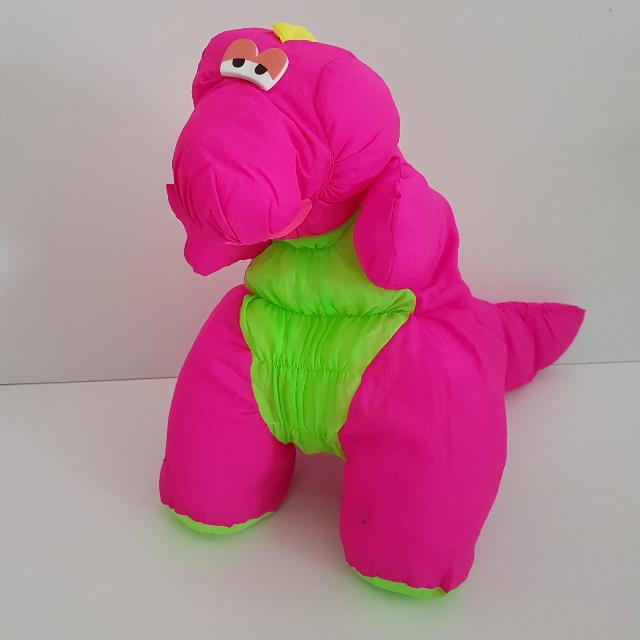pink dinosaur figurines
