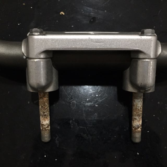 Suzuki Drz400Sm Stock handlebar with bar clamp and screws, Motorcycles