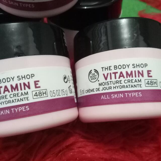 The Body Shop Vitamin E Moisture Cream 15ml Health Beauty