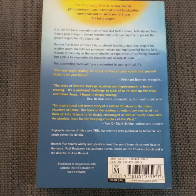 The Heavenly Man Remarkable True Story Of Chinese Christian
