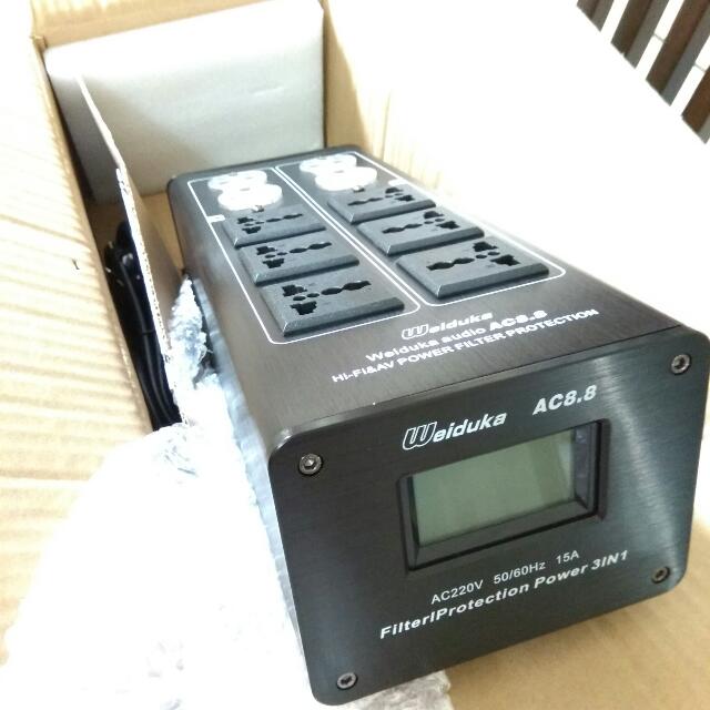 Weiduka AC8.8 3000W 15A Advanced Audio Power Purifier Filter AC Power Socket