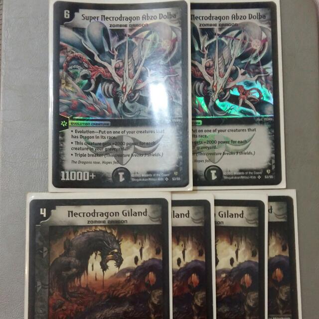 Zombie Dragons Duel Masters Toys Games Board Games Cards On Carousell