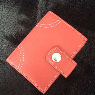 Red Longchamp wallet BNWOT