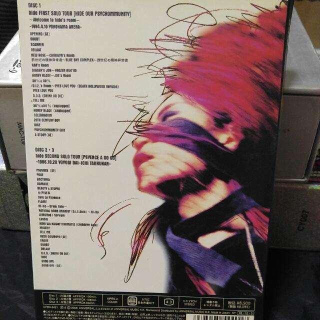 Hide ALIVE DVD （分類：音樂與媒體 - CD 及 DVD）位於 Hong Kong。 由 k.kyf 提交（商品編號 116526708，圖片 2）。簡介： 。