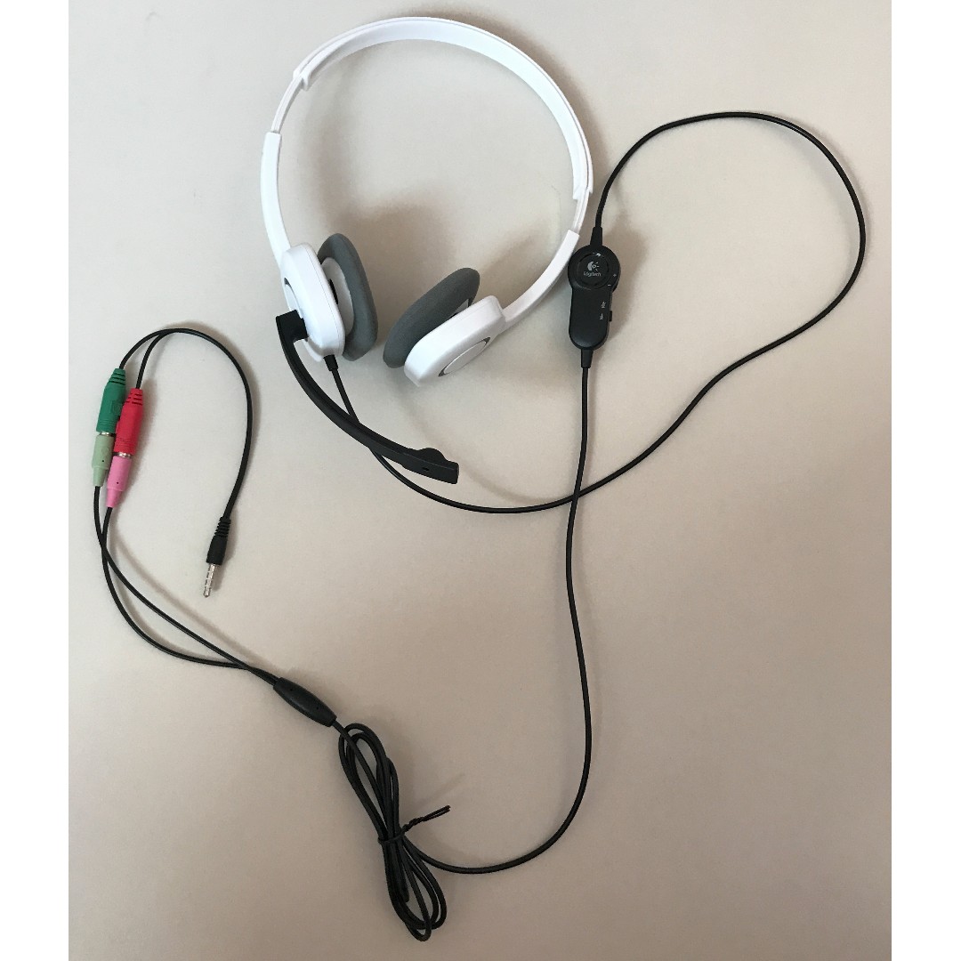 on Headphones Logitech Headsets Headset, Carousell h150 Stereo Audio, &