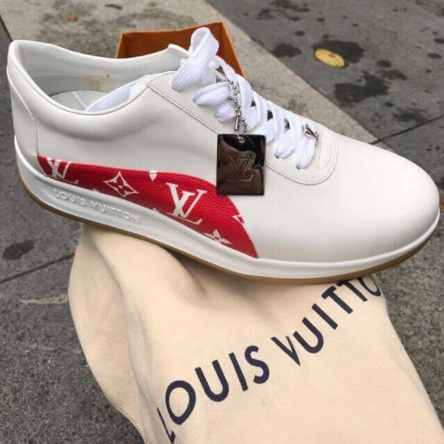 Lv X Supreme Shoes, Men's Fashion, Footwear, Sneakers on Carousell