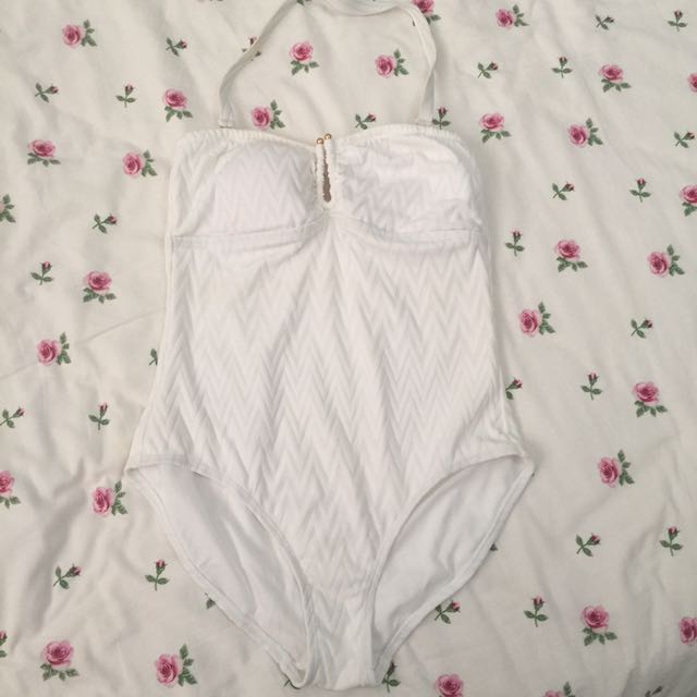 m&s white swimsuit